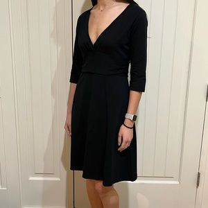 Womens Patagonia faux wrap back organic cotton dress size Large